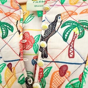 FARM Rio Girls Tropicolors Dress size 4 (RUNS LARGE)